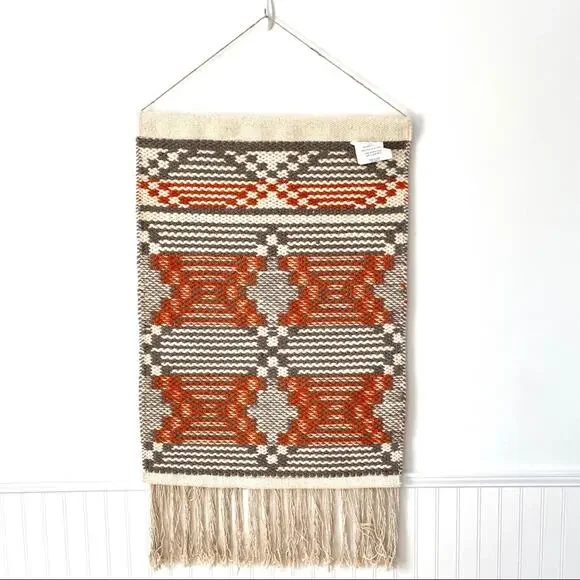 Large Wool Tapestry Wall Hanging Home Decor - Picture 5 of 6